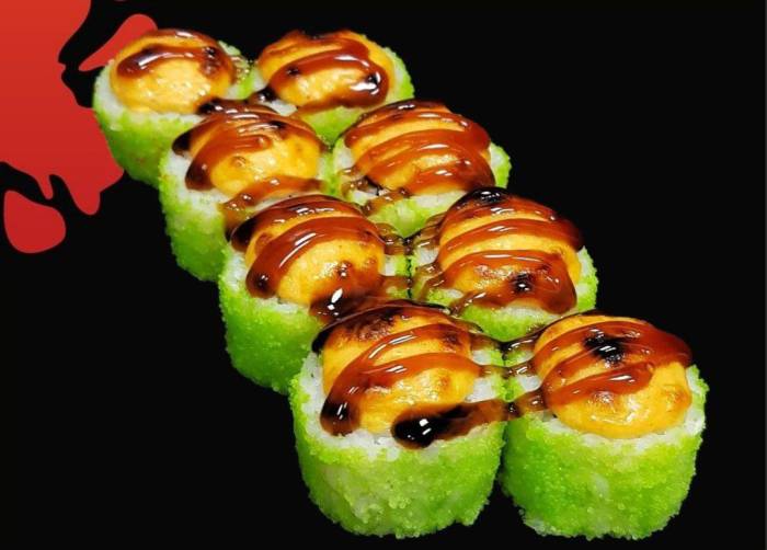 Запеченный с гребешком