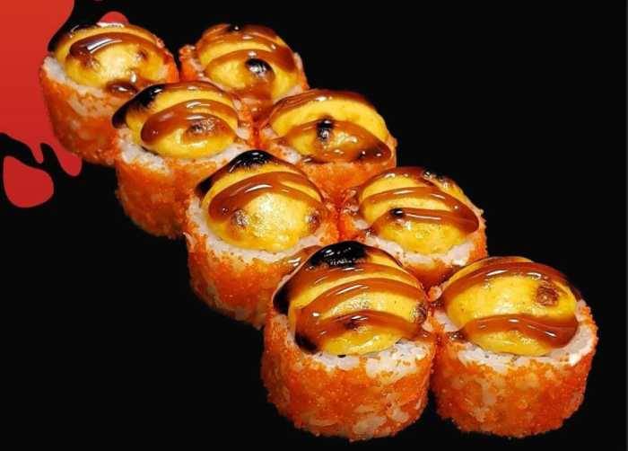 Запеченный с лососем